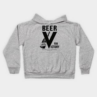 Vintage Victory Govt Beer Kids Hoodie